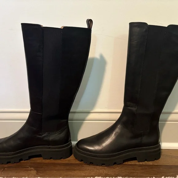 Madewell Poppy Lugsole Tall Boots *Extended Calf* - Picture 4 of 11